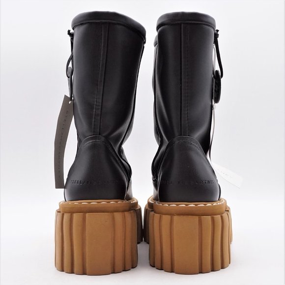 New in Box Stella McCartney Emilie Boots in Black Nappa Leather - Picture 8 of 16